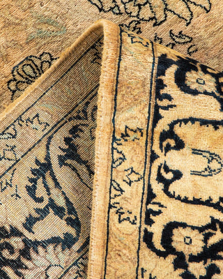 Traditional Mogul Beige Wool Area Rug 4' 2" x 6' 2" - Solo Rugs