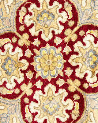 Traditional Mogul Ivory Wool Area Rug 8' 2" x 10' 3" - Solo Rugs