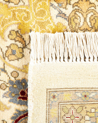 Traditional Mogul Ivory Wool Area Rug 8' 2" x 10' 3" - Solo Rugs