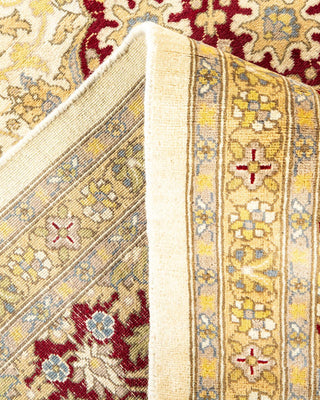Traditional Mogul Ivory Wool Area Rug 8' 2" x 10' 3" - Solo Rugs