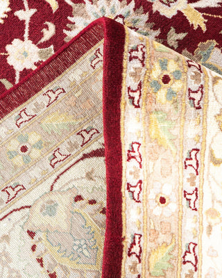 Traditional Mogul Orange Wool Area Rug 9' 3" x 12' 2" - Solo Rugs
