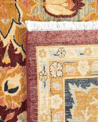 Traditional Mogul Red Wool Area Rug 10' 0" x 16' 7" - Solo Rugs