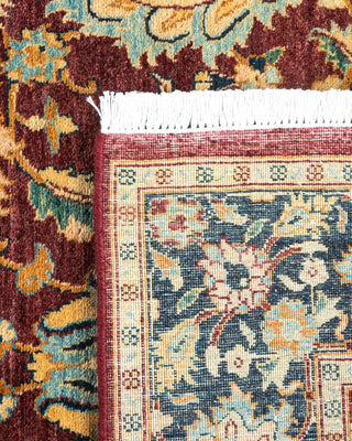 Traditional Mogul Red Wool Area Rug 3' 2" x 5' 3" - Solo Rugs