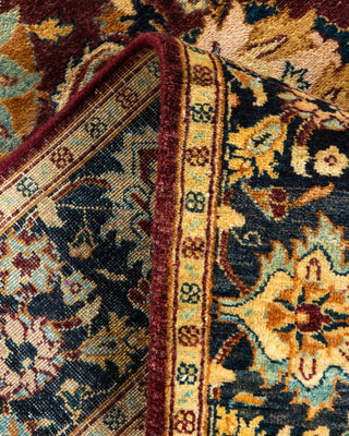 Traditional Mogul Red Wool Area Rug 3' 2" x 5' 3" - Solo Rugs