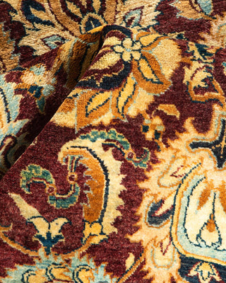 Traditional Mogul Red Wool Area Rug 3' 2" x 5' 3" - Solo Rugs