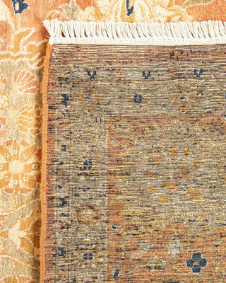 Traditional Mogul Brown Wool Area Rug 6' 1" x 8' 10" - Solo Rugs