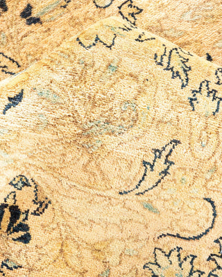 Traditional Mogul Beige Wool Area Rug 6' 2" x 9' 2" - Solo Rugs