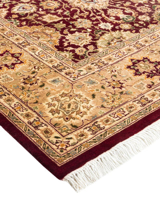 Traditional Mogul Red Wool Runner 6' 2" x 16' 1" - Solo Rugs