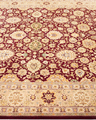 Traditional Mogul Red Wool Runner 6' 2" x 16' 1" - Solo Rugs