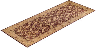 Traditional Mogul Red Wool Runner 6' 2" x 16' 1" - Solo Rugs