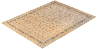 Traditional Mogul Ivory Wool Area Rug 12' 1" x 15' 1" - Solo Rugs