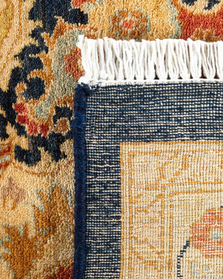 Traditional Mogul Blue Wool Area Rug 8' 1" x 9' 10" - Solo Rugs