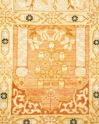 Traditional Mogul Brown Wool Area Rug 8' 2" x 10' 1" - Solo Rugs