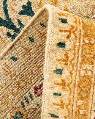 Traditional Mogul Ivory Wool Area Rug 8' 2" x 10' 3" - Solo Rugs