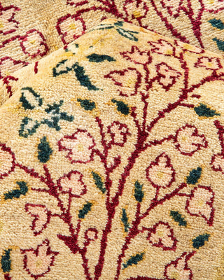 Traditional Mogul Ivory Wool Area Rug 8' 2" x 10' 3" - Solo Rugs