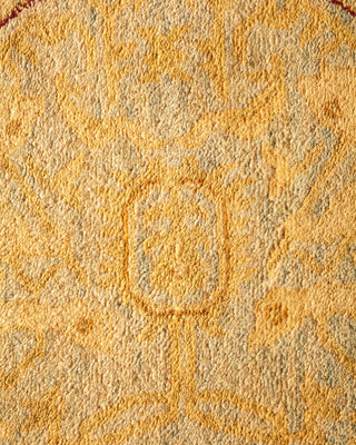 Traditional Mogul Ivory Wool Area Rug 9' 3" x 12' 0" - Solo Rugs