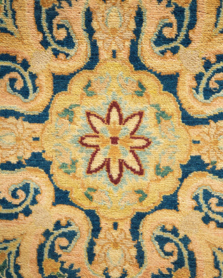 Traditional Mogul Red Wool Area Rug 9' 2" x 11' 10" - Solo Rugs