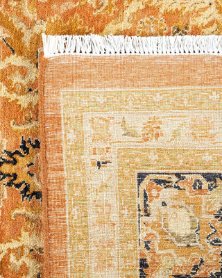 Traditional Mogul Brown Wool Area Rug 8' 2" x 10' 8" - Solo Rugs