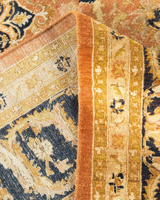 Traditional Mogul Brown Wool Area Rug 8' 2" x 10' 8" - Solo Rugs