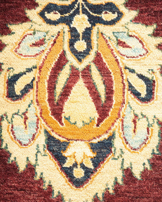 Mogul, One-of-a-Kind Hand-Knotted Area Rug - Red, 8' 2" x 10' 4" - Solo Rugs