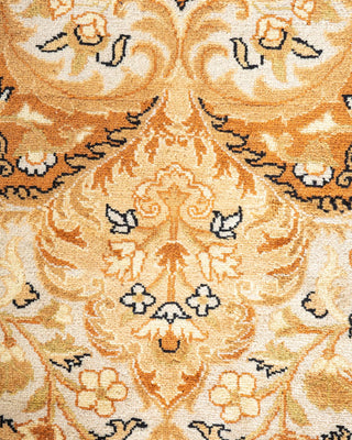 Traditional Mogul Ivory Wool Area Rug 8' 2" x 10' 3" - Solo Rugs