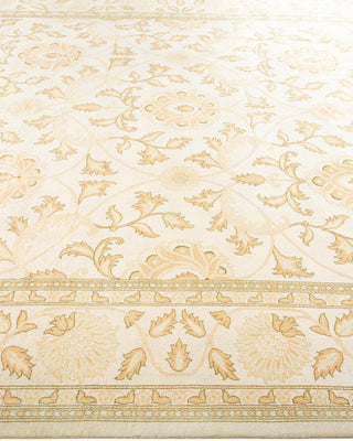 Traditional Mogul Ivory Wool Area Rug 8' 1" x 10' 3" - Solo Rugs