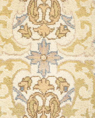 Traditional Mogul Ivory Wool Area Rug 9' 2" x 16' 6" - Solo Rugs