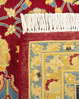 Traditional Mogul Red Wool Area Rug 8' 2" x 10' 3" - Solo Rugs