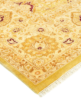Traditional Mogul Green Wool Runner 8' 2" x 16' 6" - Solo Rugs