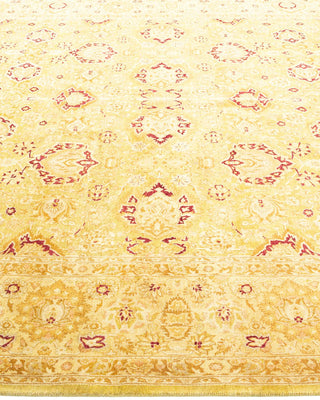 Traditional Mogul Green Wool Runner 8' 2" x 16' 6" - Solo Rugs