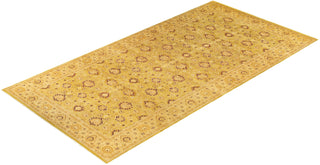 Traditional Mogul Green Wool Runner 8' 2" x 16' 6" - Solo Rugs