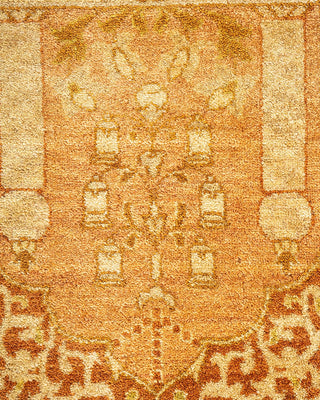 Traditional Mogul Pink Wool Area Rug 8' 2" x 10' 1" - Solo Rugs