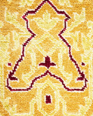 Traditional Mogul Ivory Wool Area Rug 10' 1" x 13' 7" - Solo Rugs
