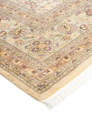 Traditional Mogul Ivory Wool Area Rug 8' 2" x 9' 8" - Solo Rugs