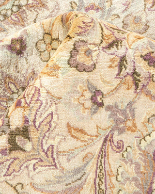 Traditional Mogul Ivory Wool Area Rug 8' 2" x 9' 8" - Solo Rugs