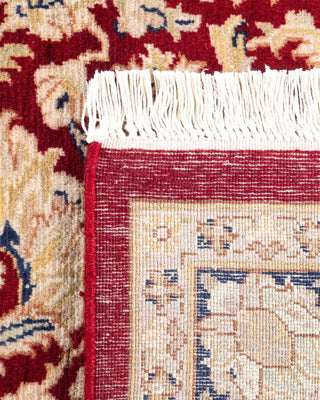 Traditional Mogul Red Wool Area Rug 4' 2" x 6' 2" - Solo Rugs