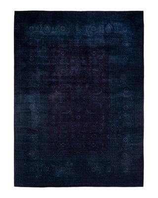 Contemporary Fine Vibrance Red Wool Area Rug 10' 2" x 14' 0" - Solo Rugs