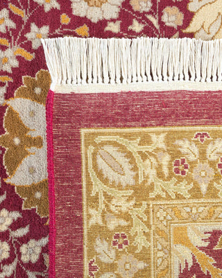 Traditional Mogul Orange Wool Area Rug 9' 1" x 12' 4" - Solo Rugs