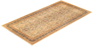 Traditional Mogul Ivory Wool Area Rug 8' 2" x 15' 10" - Solo Rugs