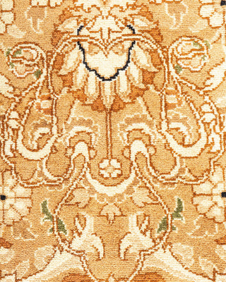 Traditional Mogul Brown Wool Area Rug 12' 2" x 15' 3" - Solo Rugs