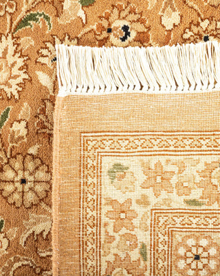 Traditional Mogul Brown Wool Area Rug 12' 2" x 15' 3" - Solo Rugs