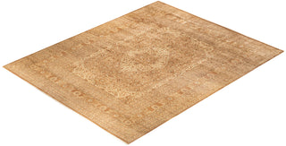 Traditional Mogul Brown Wool Area Rug 12' 2" x 15' 3" - Solo Rugs
