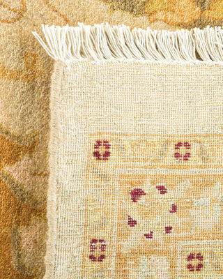 Traditional Mogul Ivory Wool Area Rug 12' 3" x 22' 5" - Solo Rugs