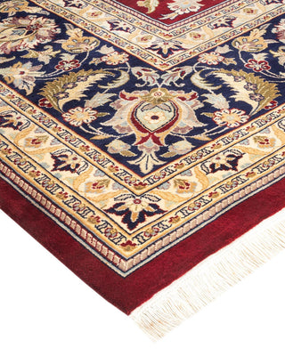 Traditional Mogul Red Wool Area Rug 12' 4" x 15' 5" - Solo Rugs