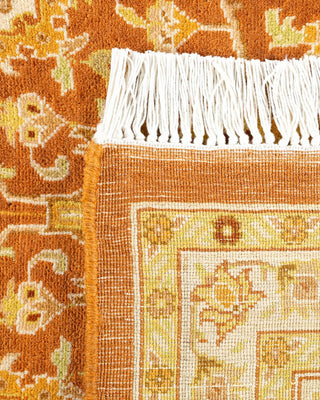 Traditional Mogul Brown Wool Area Rug 8' 1" x 10' 4" - Solo Rugs