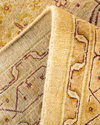 Traditional Mogul Ivory Wool Area Rug 8' 3" x 10' 3" - Solo Rugs