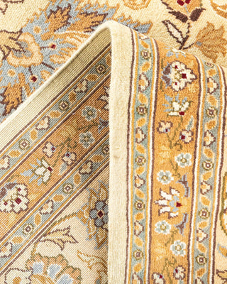 Traditional Mogul Ivory Wool Area Rug 8' 4" x 10' 4" - Solo Rugs