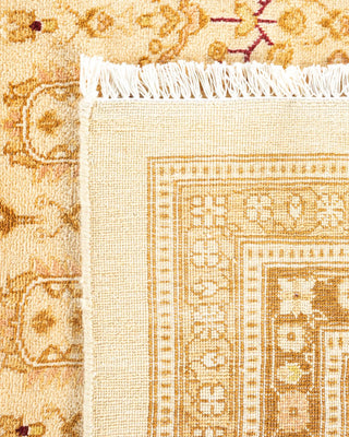 Traditional Mogul Ivory Wool Area Rug 12' 3" x 18' 1" - Solo Rugs