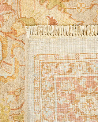 Traditional Mogul Ivory Wool Area Rug 6' 2" x 8' 10" - Solo Rugs