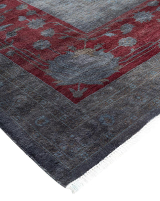 Fine Vibrance, One-of-a-Kind Handmade Area Rug - Gray, 15' 2" x 11' 10" - Solo Rugs